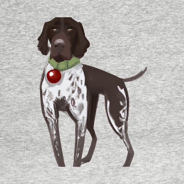 Cute German Shorthaired Pointer Drawing by Play Zoo